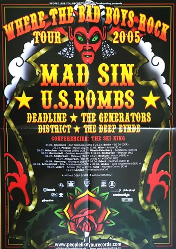 Mad sin bombs 2005 tour - sin,