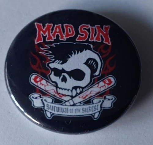Mad sin button psycho billy - 1x,